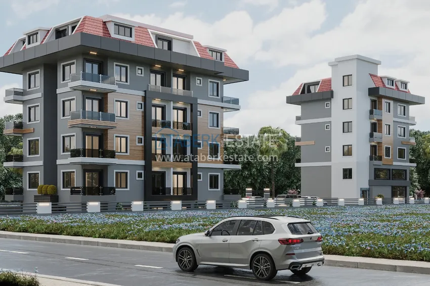 Apartments and penthouses from an investor in the Kestel area in a boutique complex under construction 17 