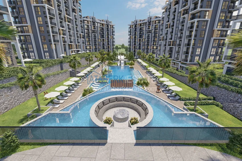 Investor apartment in Avsallar with installment payment in a complex under construction 7 