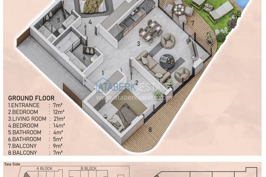 Buy cheap New luxury family complex in Avsallar district 4 