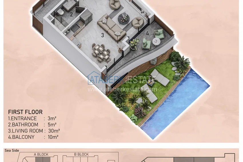 Buy cheap New luxury family complex in Avsallar district 7 