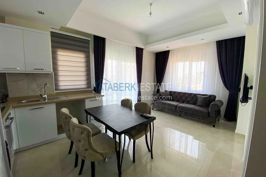 Furnished apartment for rent in Avsallar in a new modern complex 1