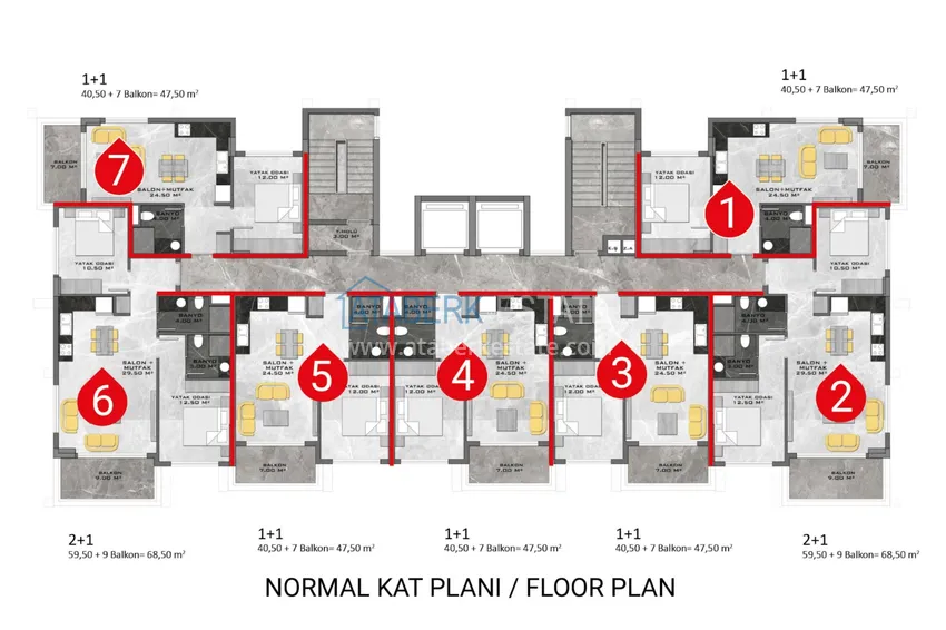 Buy cheap Investor apartment in Avsallar with installment payment in a complex under construction 2 