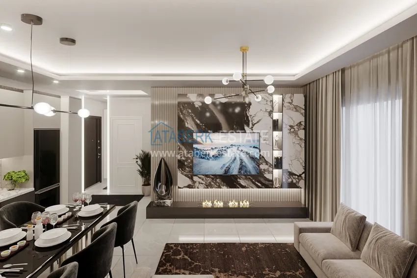 Purchase  Apartment and penthouse in Alanya - Tosmur district, from an investor in a complex under construction 15 