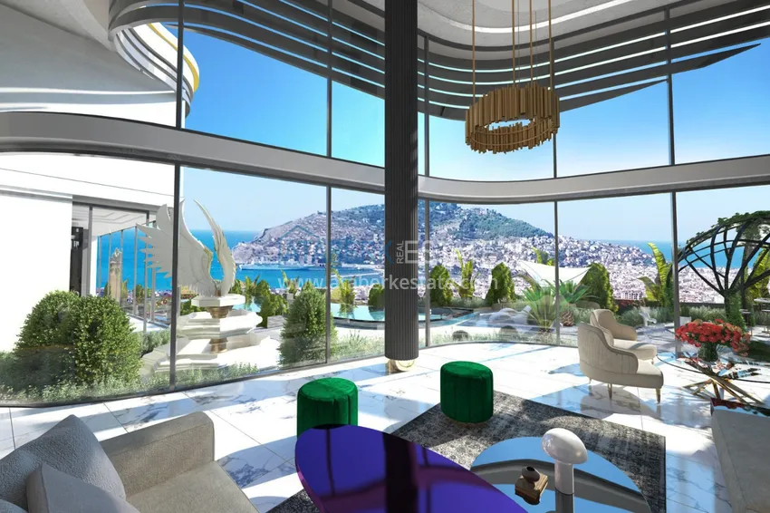Purchase  Exclusive project of private luxury villa in Alanya - Bektas 1 