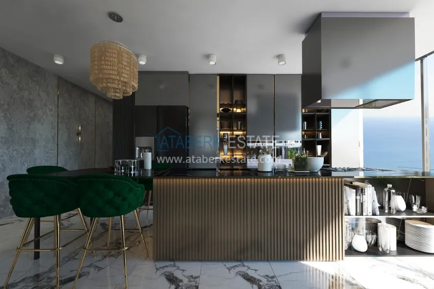 Purchase  Exclusive project of private luxury villa in Alanya - Bektas 8 