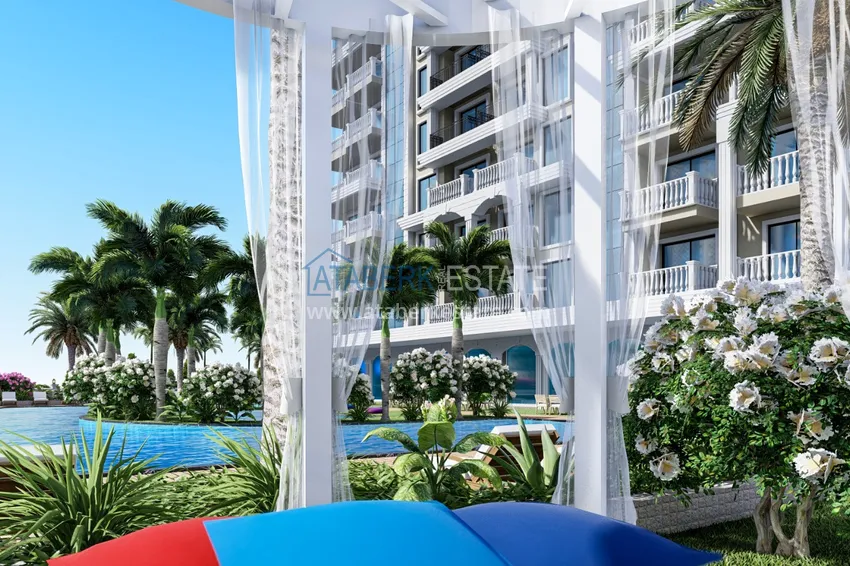 Apartment in the Avsallar area from an investor in a complex under construction 12 