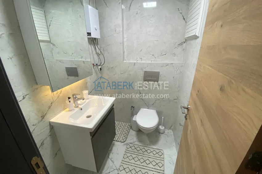 Purchase  Apartment for rent in Antalya Kepez district with new furniture and household appliances No. 82 17 