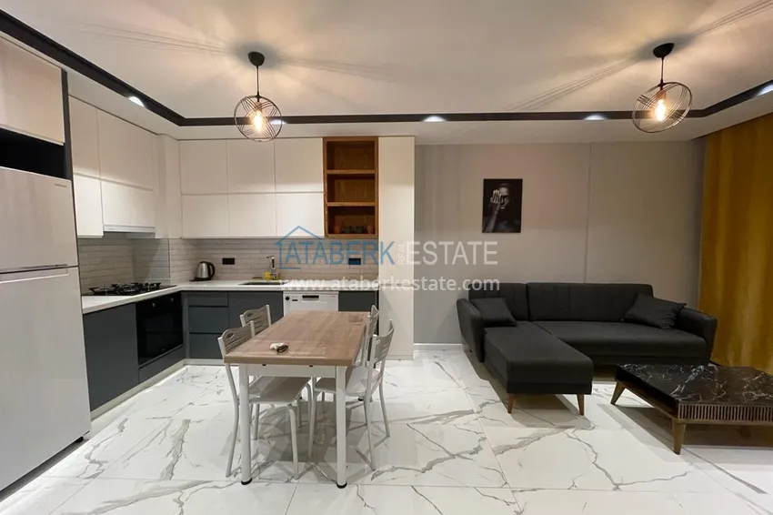 Purchase  A one-bedroom apartment is for long-term rent in the center of Alanya. Maximum 3 people 1 