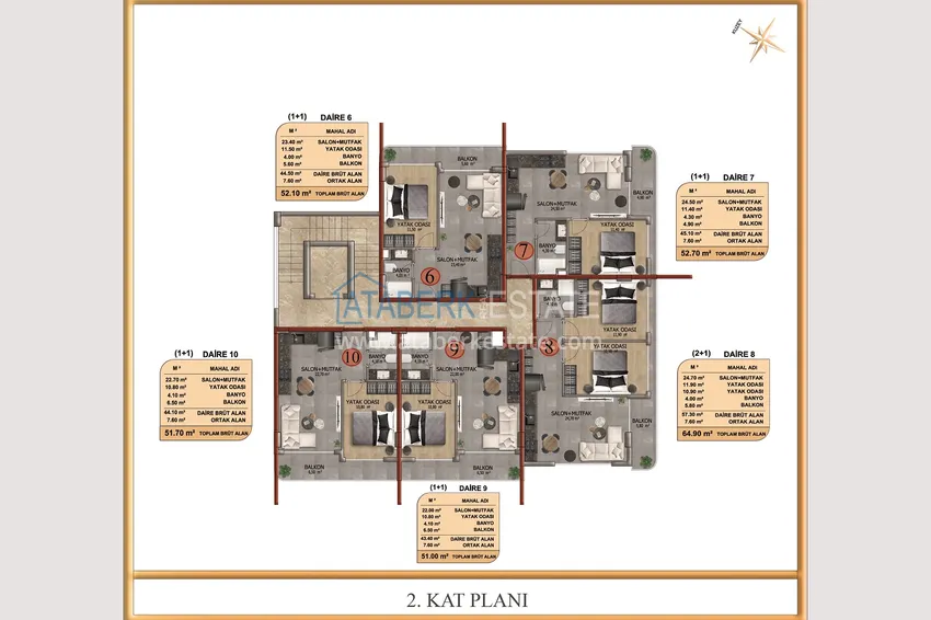 Buy cheap Property from the developer in the Oba area  2 