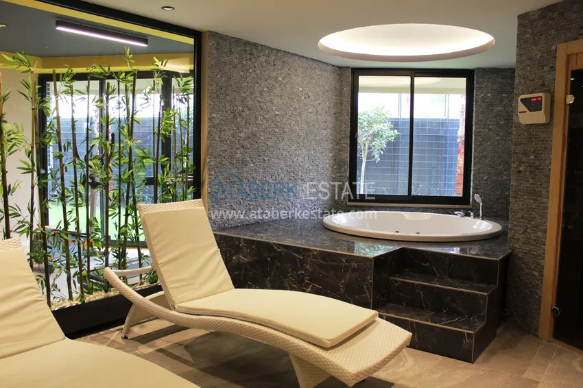 A one-bedroom apartment is for long-term rent in the center of Alanya. Maximum 3 people 10 