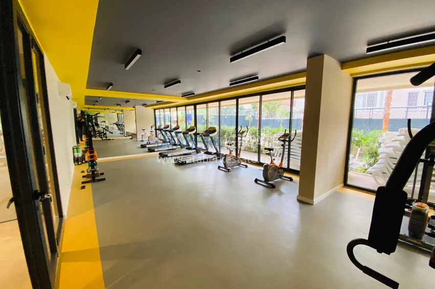 A one-bedroom apartment is for long-term rent in the center of Alanya. Maximum 3 people 12 