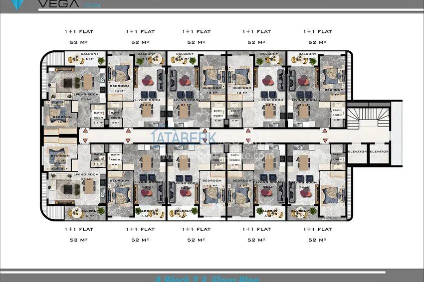 Buy cheap New residential complex in Oba district, Alanya. Apartments from the developer  5 