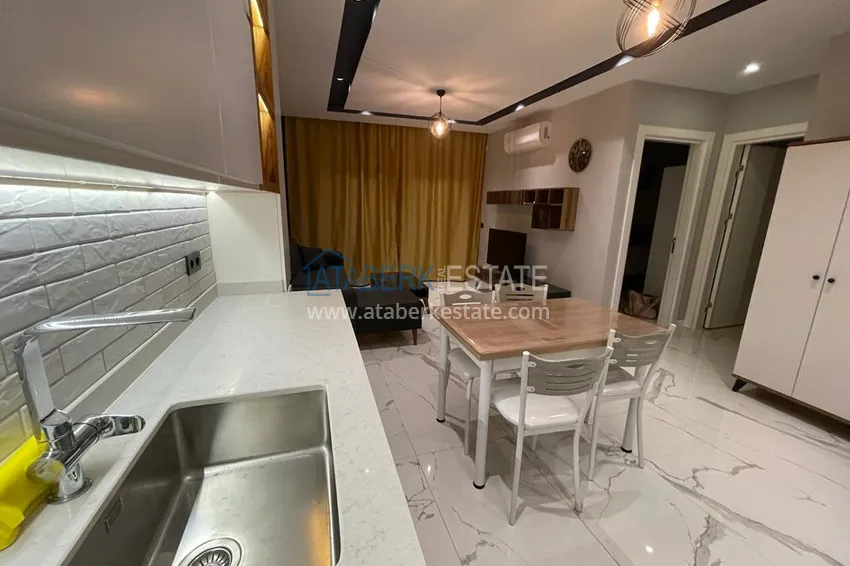 Purchase  A one-bedroom apartment is for long-term rent in the center of Alanya. Maximum 3 people 7 