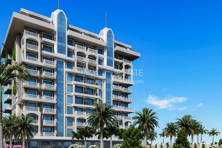 Apartment in the Avsallar area from an investor in a complex under construction 9 