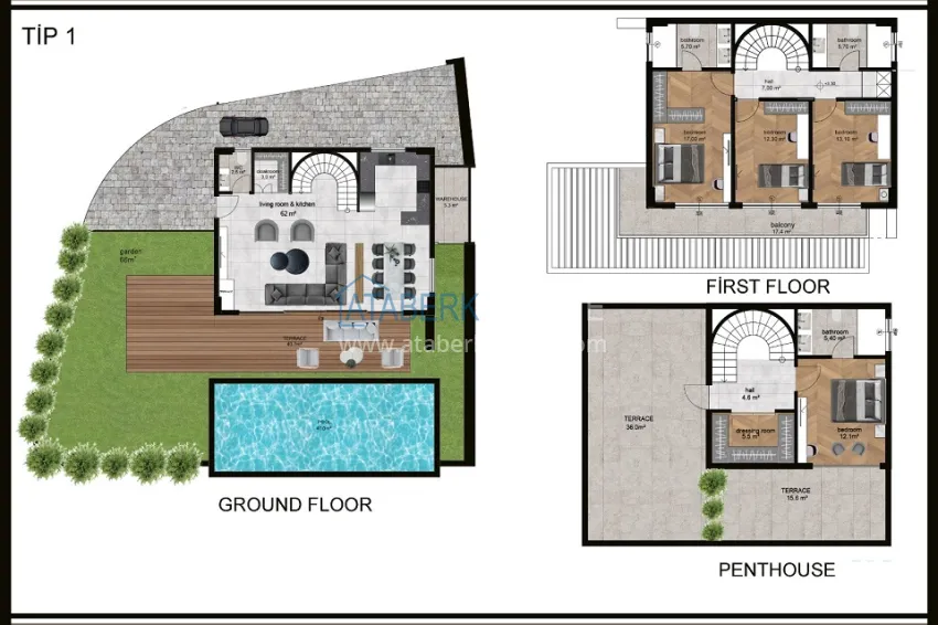 Buy cheap New luxury villa complex in Alanya, Mahmutlar district 1