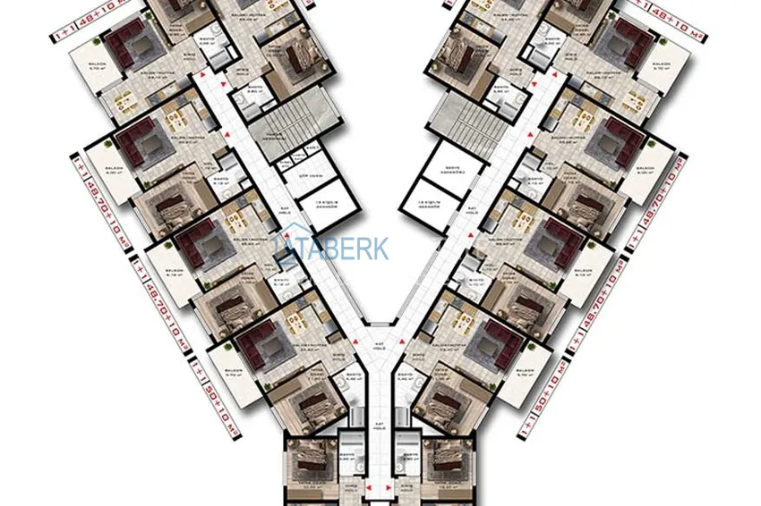 Buy cheap One bedroom apartment in Mahmutlar with installments  1 