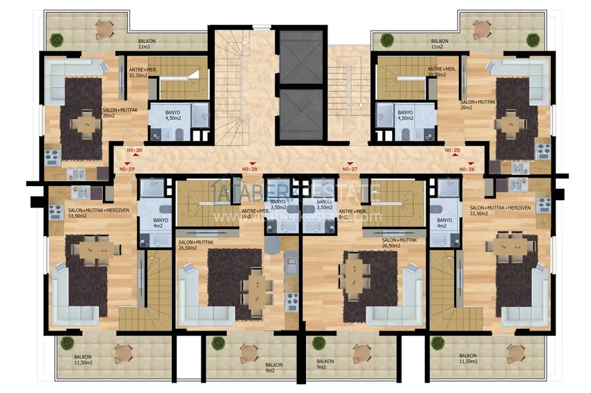 Buy cheap Comfort residential complex in Alanya - the center of Mahmutlar 1 