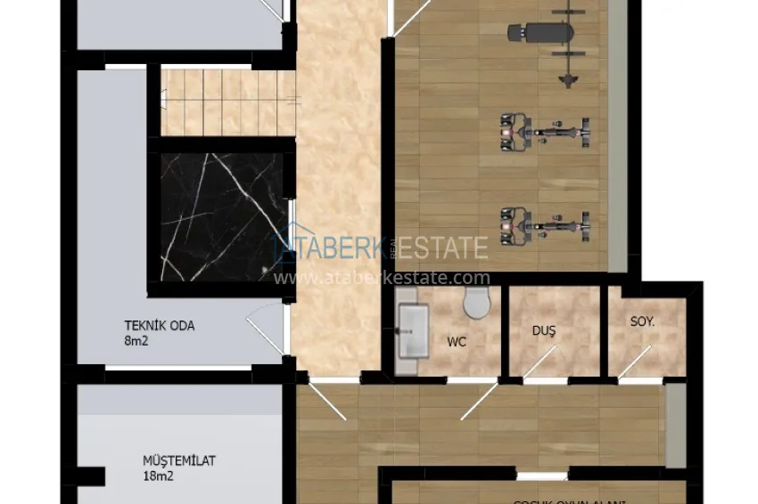 Buy cheap Modern club-format complex in Alanya, Mahmutlar district 1 