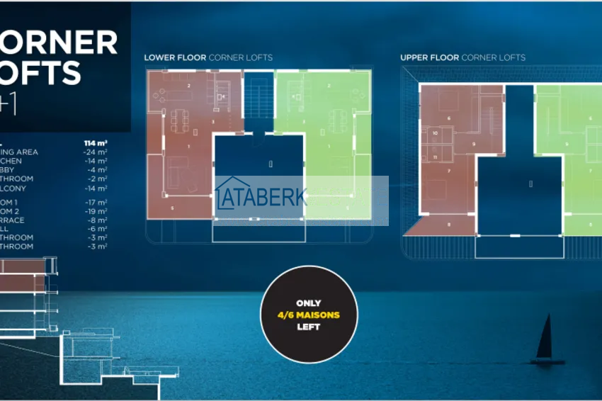 Buy cheap Apartments with panoramic views from the developer in the historic heart of Alanya. Property for a residence permit 4 