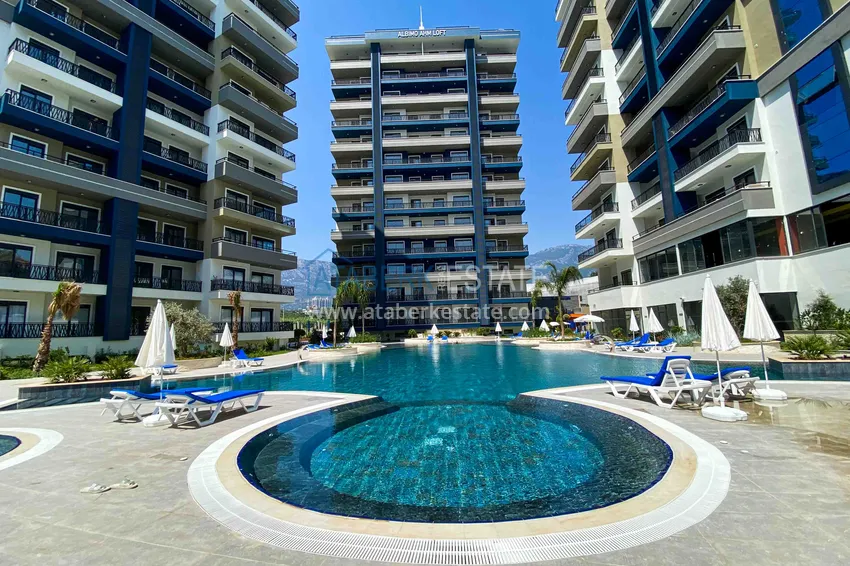 Apartment for rent in Alanya — Mahmutlar district in a hotel-type complex  2 