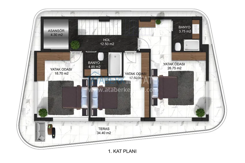 Buy cheap A new deluxe project in the center of Alanya from the developer! Citizenship is guaranteed 3 