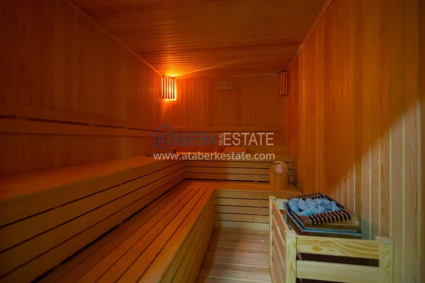 Urgent sale! Furnished apartment in Kargicak with sea and mountain views 14 