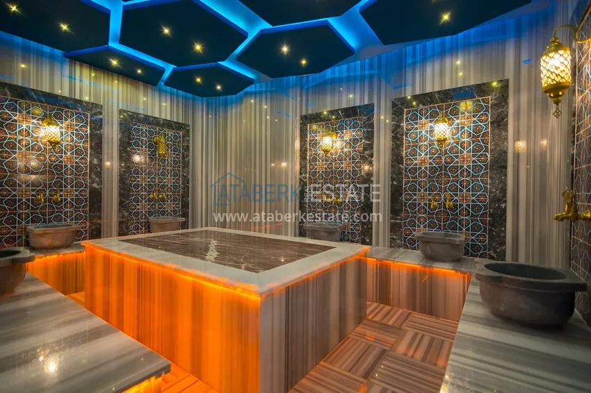 Urgent sale! Furnished apartment in Kargicak with sea and mountain views 15 