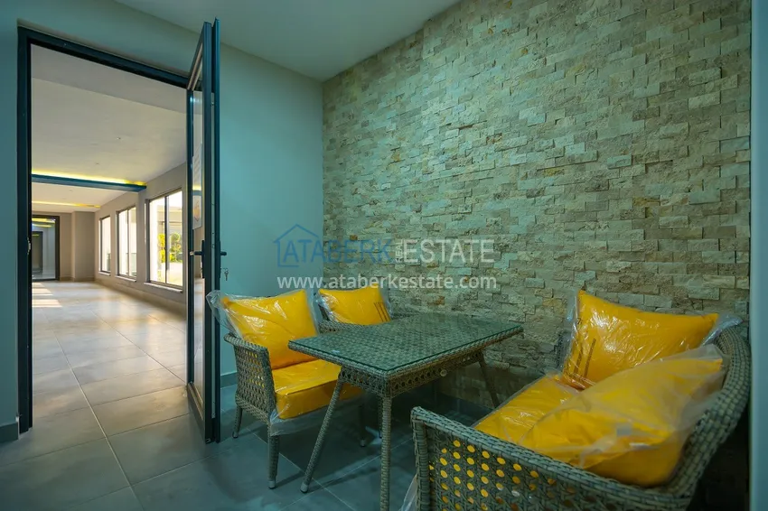 Urgent sale! Furnished apartment in Kargicak with sea and mountain views 16 