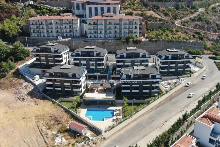 New luxury residential complex in Alanya Bektas district with the right to obtain Turkish citizenship 1
