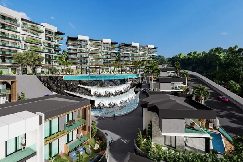 New original project of a residential complex in the Kargicak district 3 