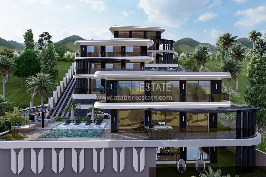 A new deluxe project in the center of Alanya from the developer! Citizenship is guaranteed 3 