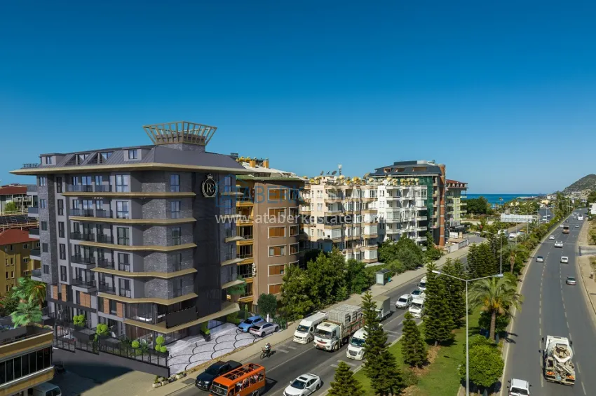 New residential complex in the center of Alanya, Cleopatra beach area - apartments from the developer 7 