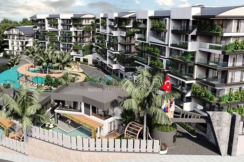 New original project of a residential complex in the Kargicak district 8 