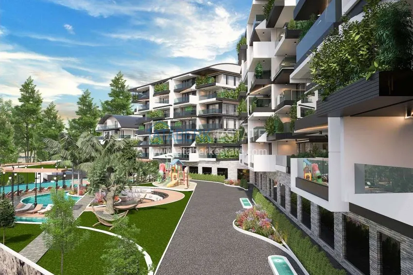 New original project of a residential complex in the Kargicak district 9 