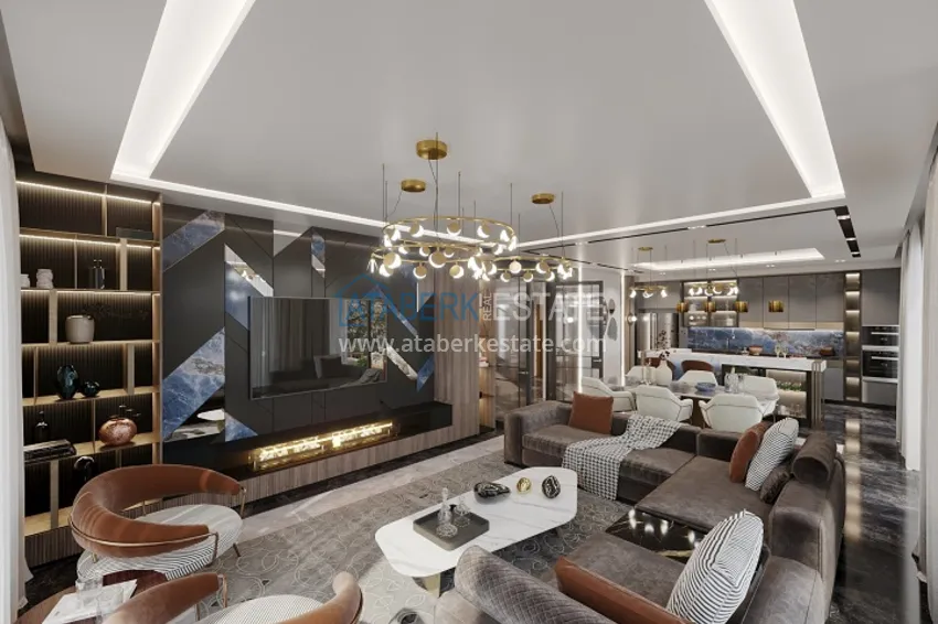 Purchase A new deluxe project in the center of Alanya from the developer! Citizenship is guaranteed 8 