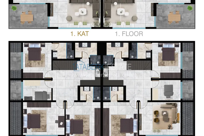 Buy cheap New luxury residential complex in Alanya Bektas district with the right to obtain Turkish citizenship 2