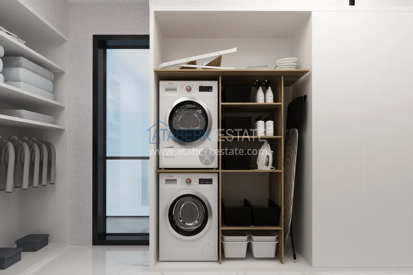 Purchase  Villas under construction in Alanya Tepe area with panoramic views 26 