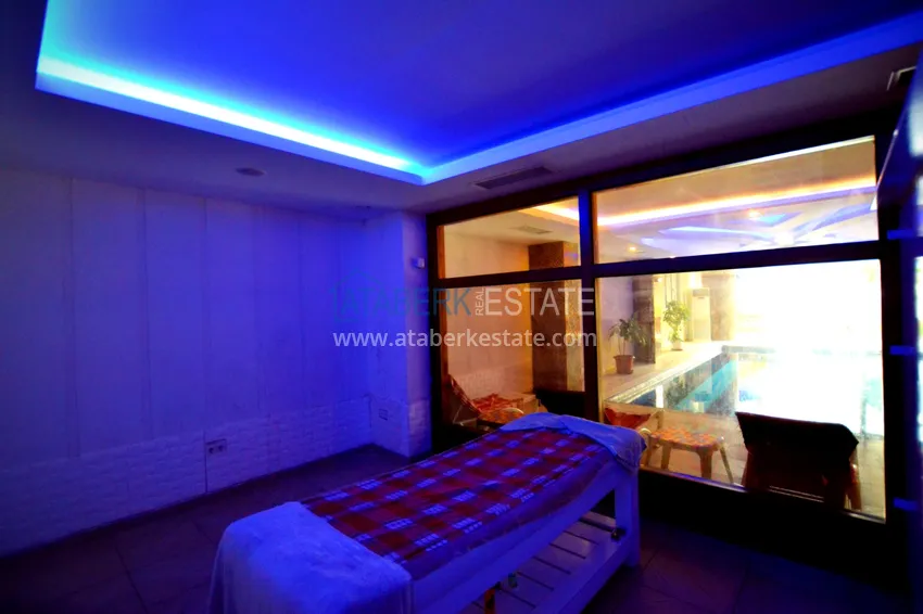 1+1 apartment for rent in Mahmutlar in a complex on the beachfront B26 16 