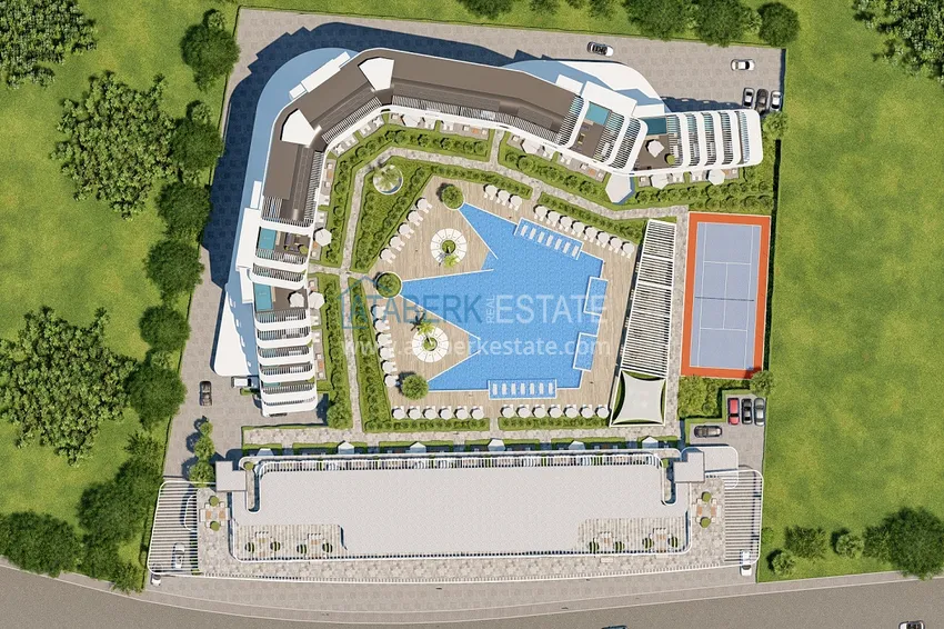 A unique investment project for a hotel-type residence in Antalya, Altintash district 17 