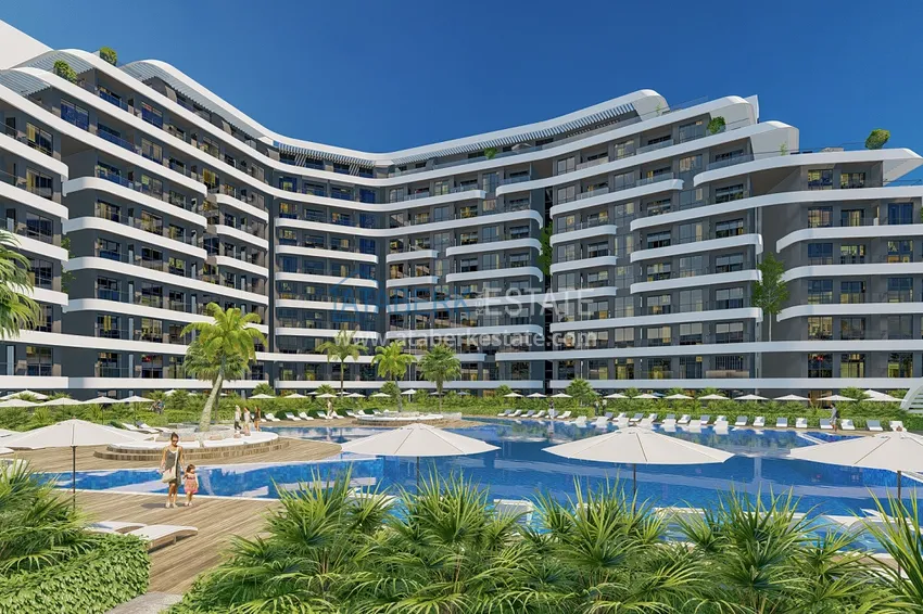 A unique investment project for a hotel-type residence in Antalya, Altintash district 2 