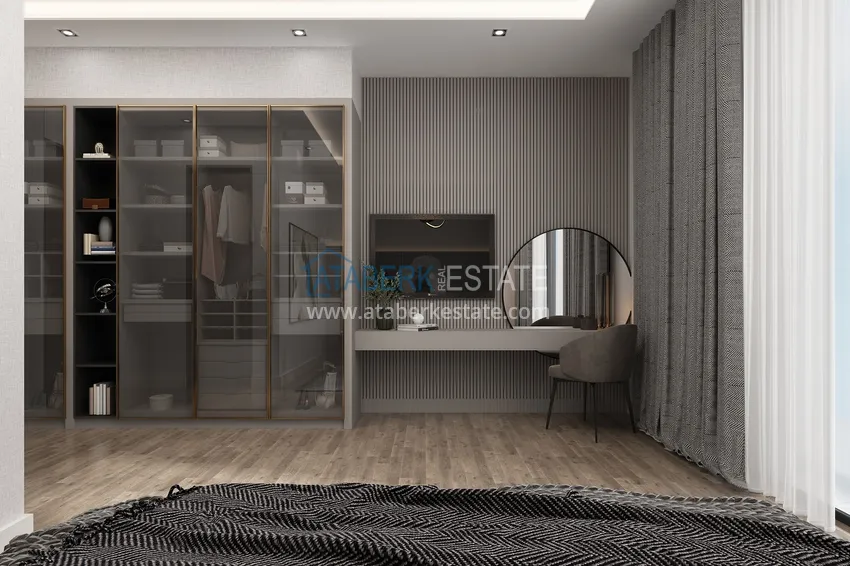 Purchase  Villas under construction in Alanya Tepe area with panoramic views 16 