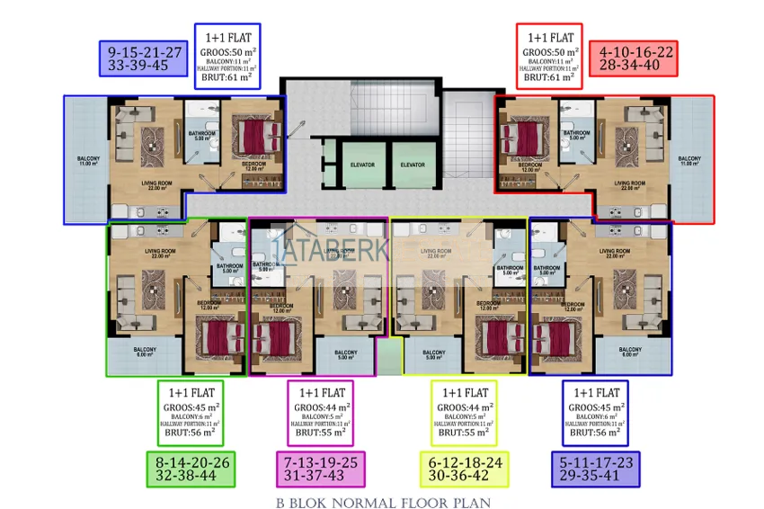 Buy cheap Apartments in a new residential complex with hotel infrastructure in Payallar, Alanya 8 
