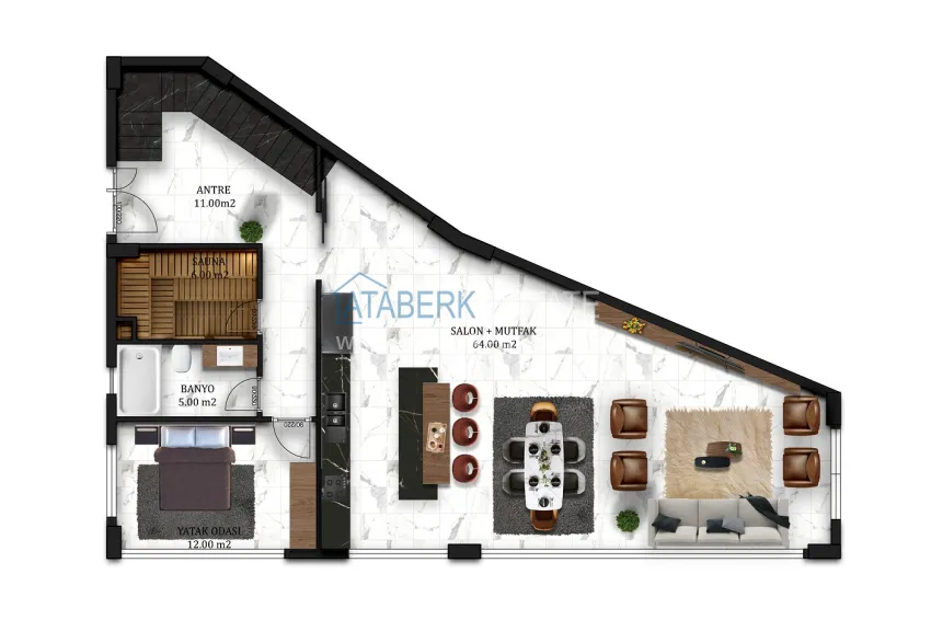 Buy cheap Modern two-level villas with views at prices from the developer in the Oba area 4 