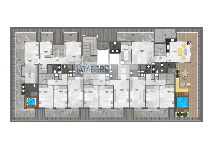 Buy cheap Exquisite premium complex with a five-star hotel concept — Tosmur, Alanya 12