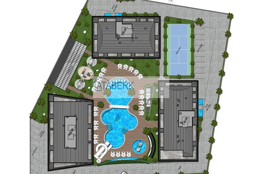 Buy cheap Exquisite premium complex with a five-star hotel concept — Tosmur, Alanya 1
