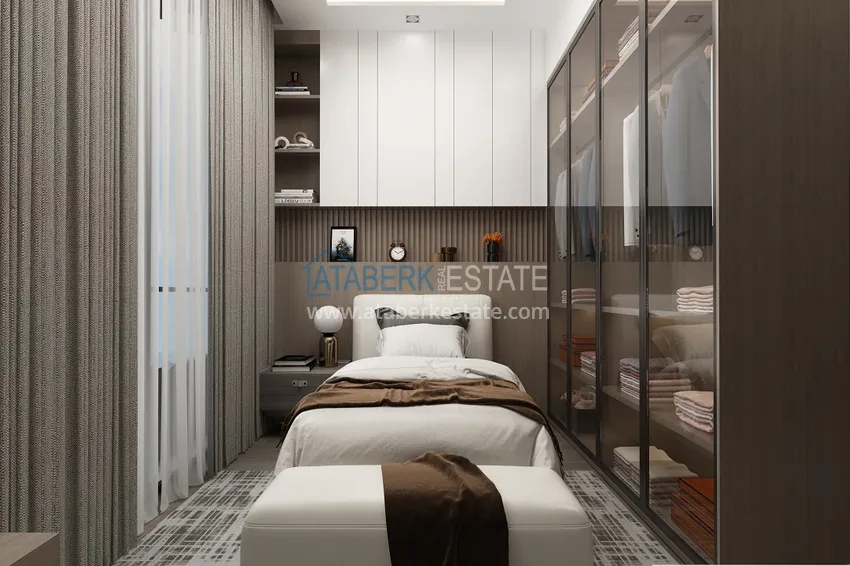 Purchase  Villas under construction in Alanya Tepe area with panoramic views 42 