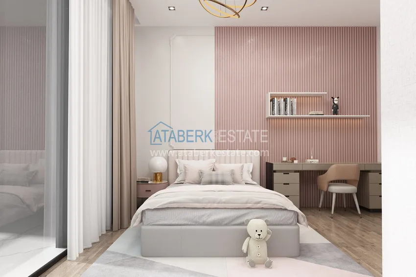 Purchase  Villas under construction in Alanya Tepe area with panoramic views 19 