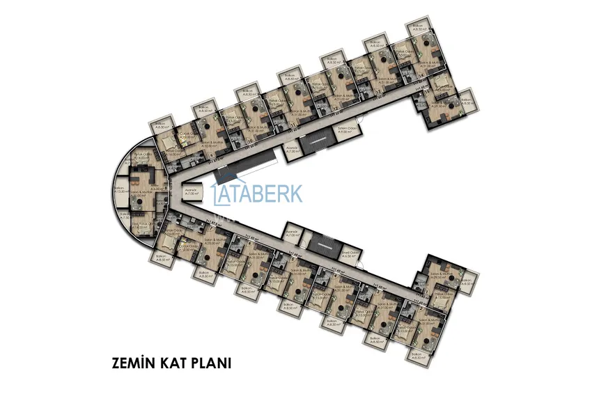 Buy cheap Apartments in Gazipasa at the excavation stage in a residence with hotel infrastructure 1 