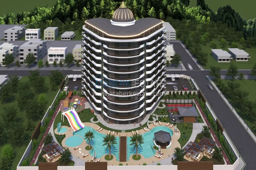 Investment property - a new residence project with hotel infrastructure in Gazipasa 1 