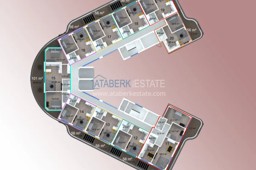 Buy cheap Investment property - a new residence project with hotel infrastructure in Gazipasa 3 